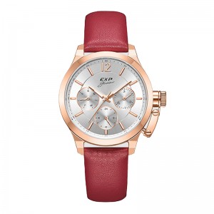 Expedition 6381 Rosegold Red Leather Lady BFLRGSLRD